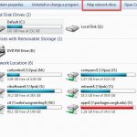 How to map a network drive