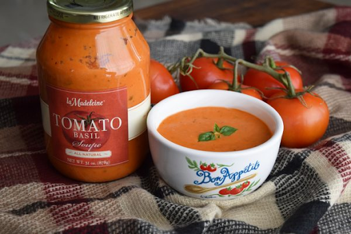 tomato basil soup la madeleine